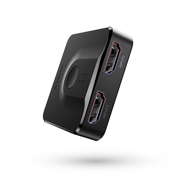 UGREEN PŘEPÍNAČ SWITCH ROZDĚLOVAČ 2 V 1 HDMI 2.0 4K@60HZ 20CM