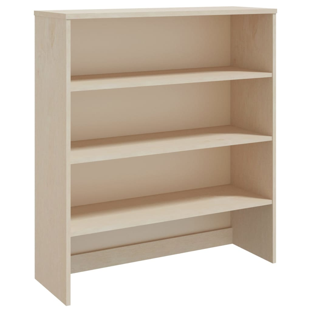 HAMAR mézbarna tömör fenyőfa felső szekrény 90 x 30 x 100 cm (340432)