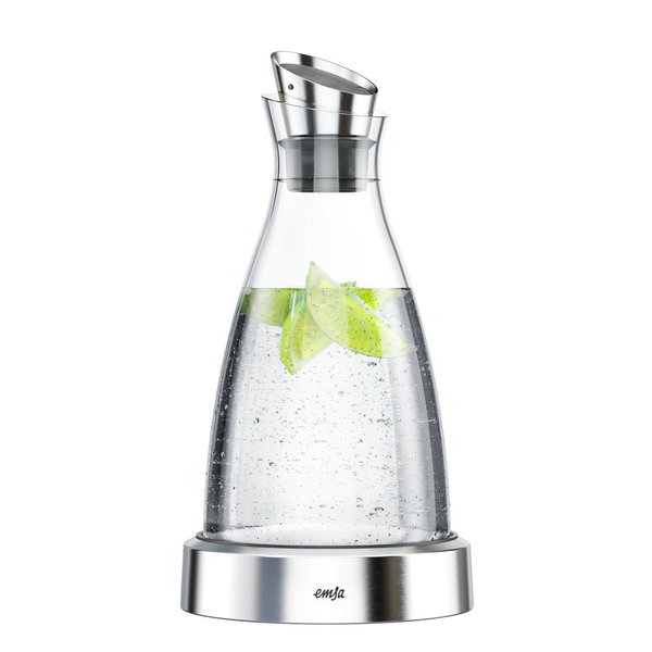 EMSA 505219 karaffel, kande & flaske 1 L Rustfrit stål, Transparent