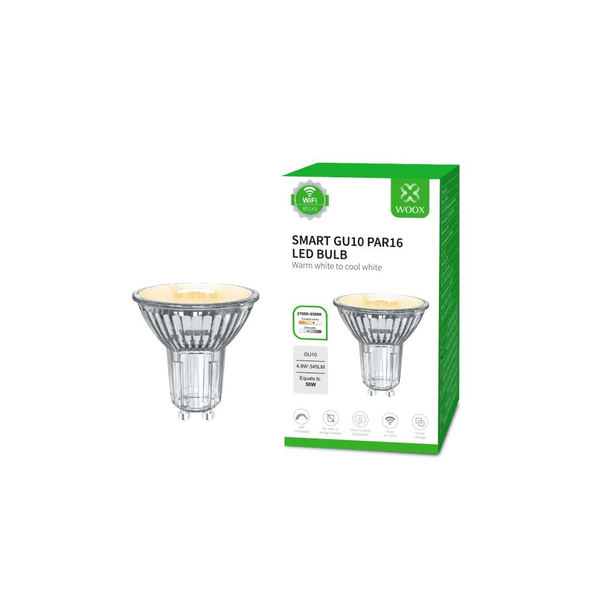 Woox Smart Home okos LED fényforrás 4.9W GU10 filament (R5143) (R5143)