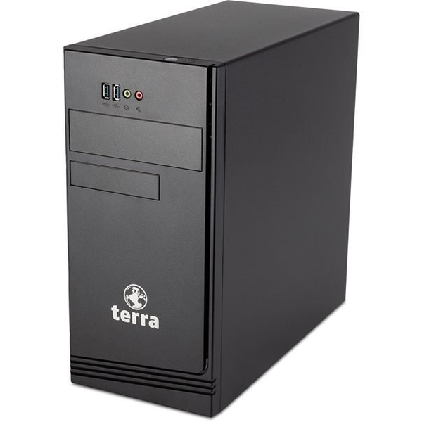 TERRA PC-HOME 4000 Intel® Core™ i3 i3-14100 8 GB DDR5-SDRAM 500 GB SSD Windows 11 Home Mini Tower Fekete