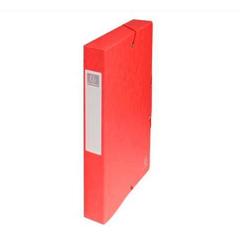 Exacompta füzetbox 40mm gerincvastagság, A4 piros (50405E) (50405E)