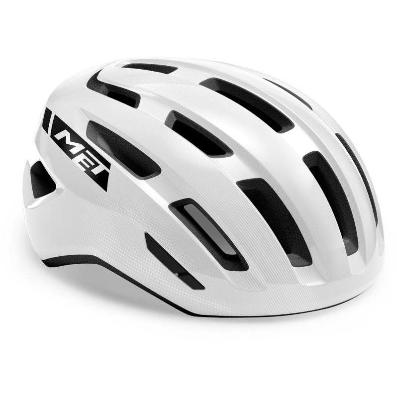 MET Sisak MILES fényes fehér S/M (8015190268002)