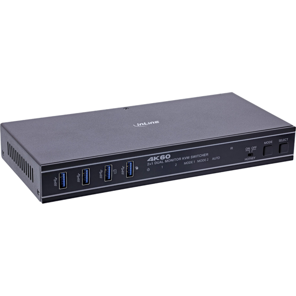 InLine 57885F KVM-switch Rack-montage Zwart