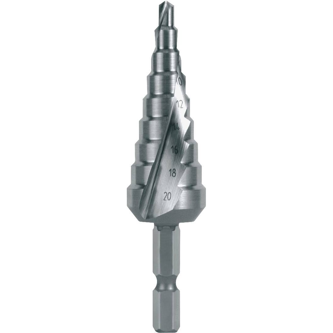 RUKO 101051H HSS fokozatfúró 4 - 20 mm, teljes hossz 81 mm (101051H)