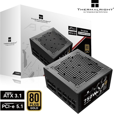 Thermalright AG-750 ATX desktop tápegység 750W 80+ Gold BOX (TR-AG 750)