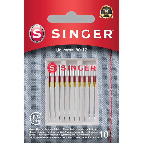 Singer Universal 80/12 Varrógéptű szövethez (10db / csomag)