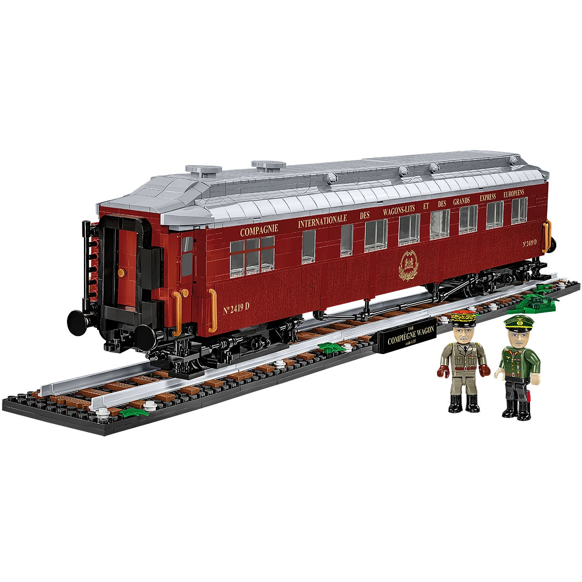 Cobi 6289 Compiègne vagon (1940) 2001 darabos Építőjáték (COBI-6289)