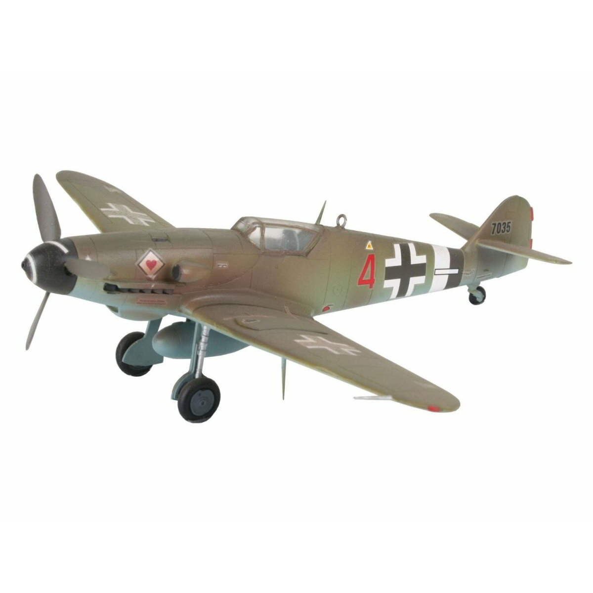 Revell Messerschmitt Bf 109 G-10 vadászrepülőgép műanyag modell (1:72) (MR-4160)