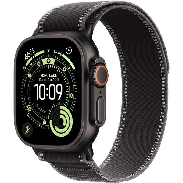 Apple Watch Ultra 3 49 мм черен титанов корпус Trail Loop GPS+Cellular