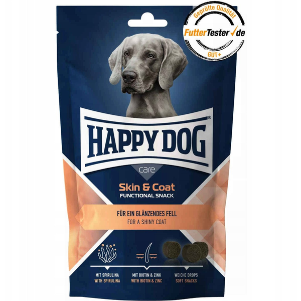 Happy Dog Care Snack Skin & Coat Jutalomfalat 100 g