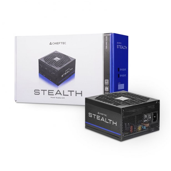 Chieftec Stealth 1000W Vega M Series SPX-1000-FC 80+ Platin захранващ блок 24-pin ATX ATX Черен