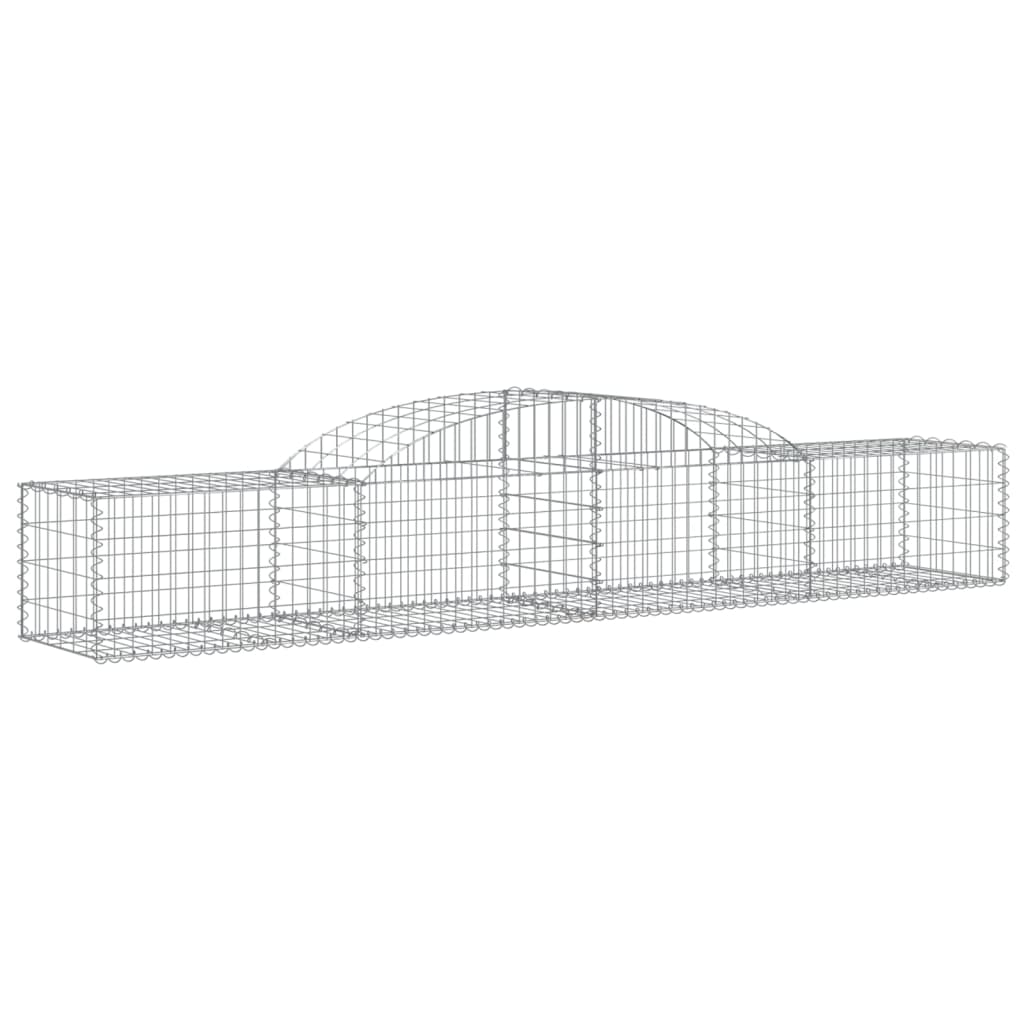 íves horganyzott vas gabion kosár 300 x 50 x 40/60 cm (153512)