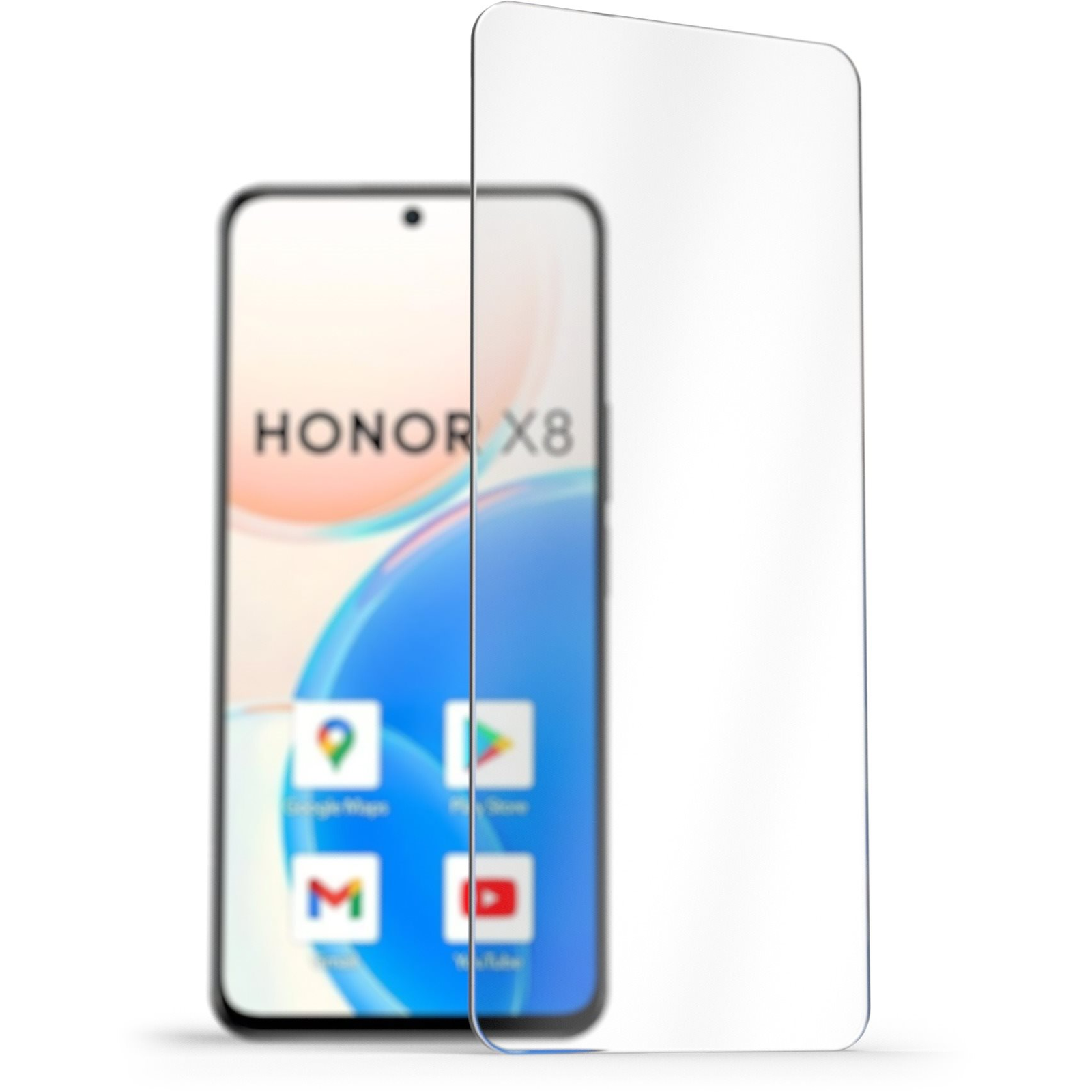 AlzaGuard Case Friendly Glass Protector Honor X8 / X8a 2.5D üvegfólia (AGD-TGF0137)