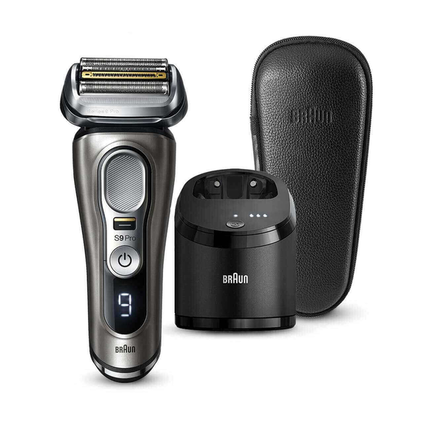 Braun Series 9 Pro 9465CC Scheerapparaat met scheerblad Trimmer Zwart, Zilver