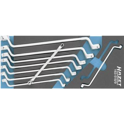 Kettős gyűrűskulcs készlet 9 részes Hazet 163-518/9 (163-518/9)