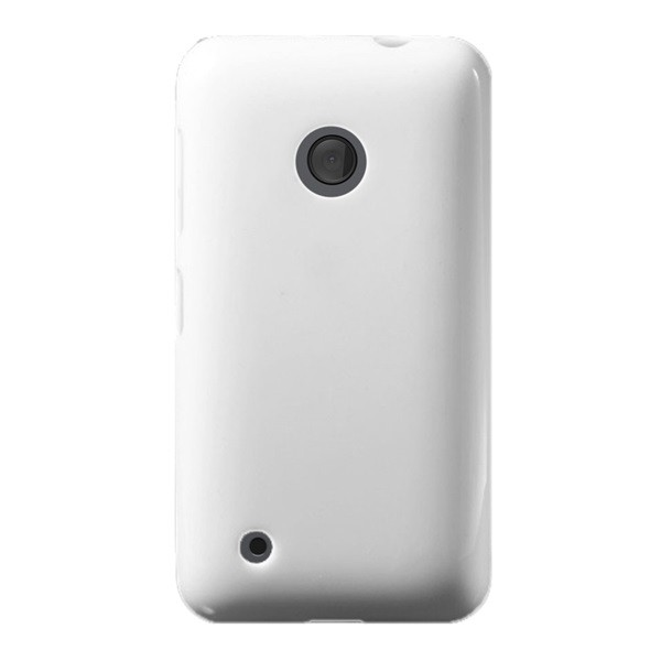 Szilikon telefonvédő FÉNYES FEHÉR [Nokia Lumia 530] (5996457500352)