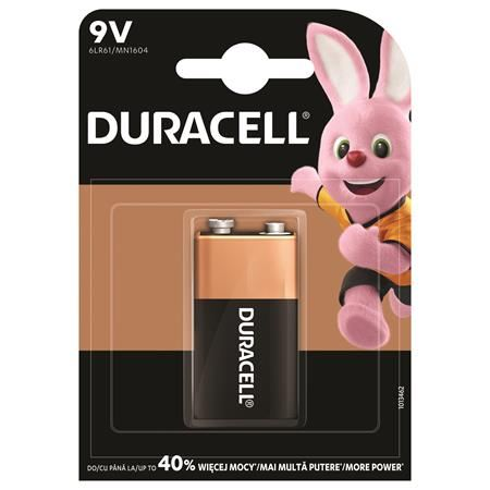 Duracell Basic 9V elem 1 db (10PP110031/10PP100010)