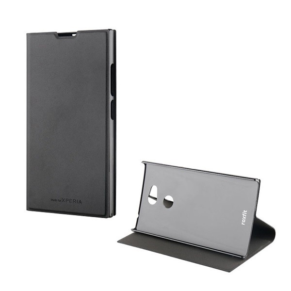 Калъф Made for Xperia URB6179G, Странично отваряне, Функция държач, За Sony Xperia L2, Черен