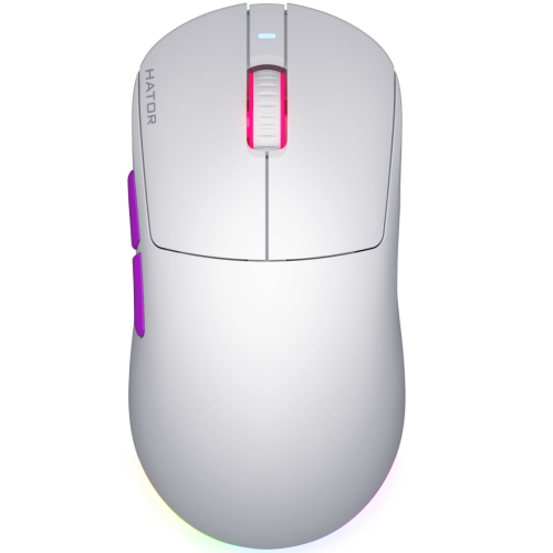 Hator Quasar 3 Ultra 8K 30000 DPI Gaming Egér - Fehér (HTM-771)