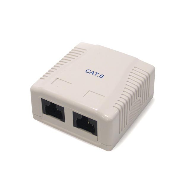 Conteg UTA6210 2 db RJ45 (Cat6) csatlakozós fali aljzat (UTA6210)