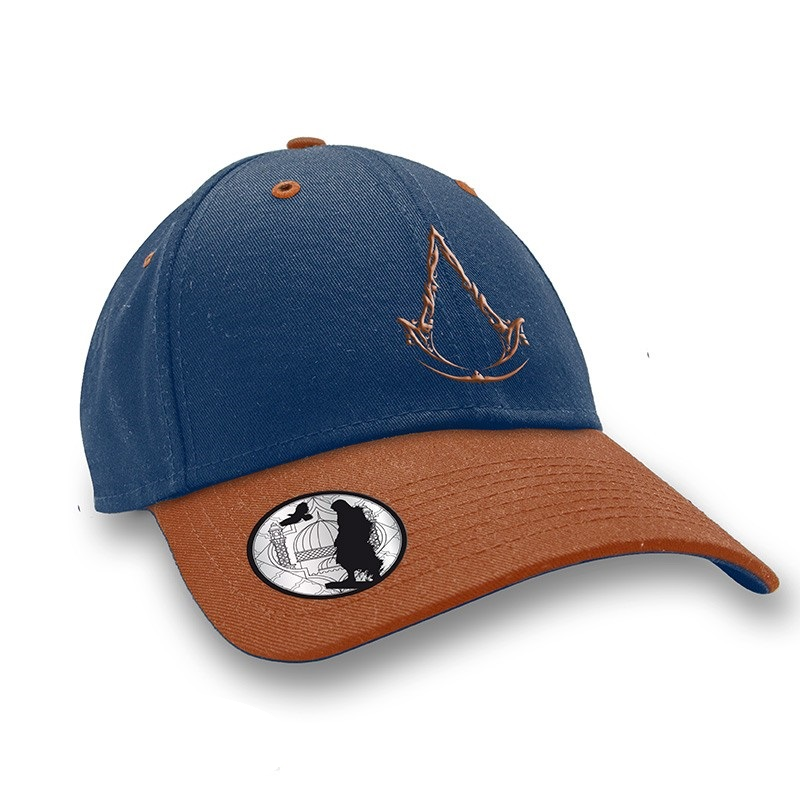 ABYstyle Assassin's Creed "Crest Mirage" snapback sapka - Kék/Narancssárga (ABYCAP082)
