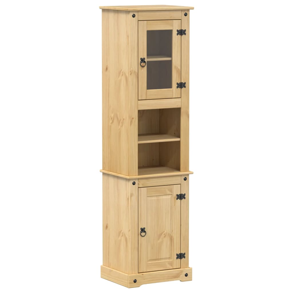 Corona tömör fenyőfa fürdőszobaszekrény 50 x 40 x 185 cm (4002792)
