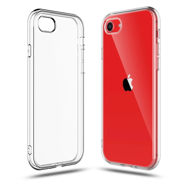 iPhone 7/8/SE 2020/SE 2022 készülékhez 2 mm vastag tok átlátszó