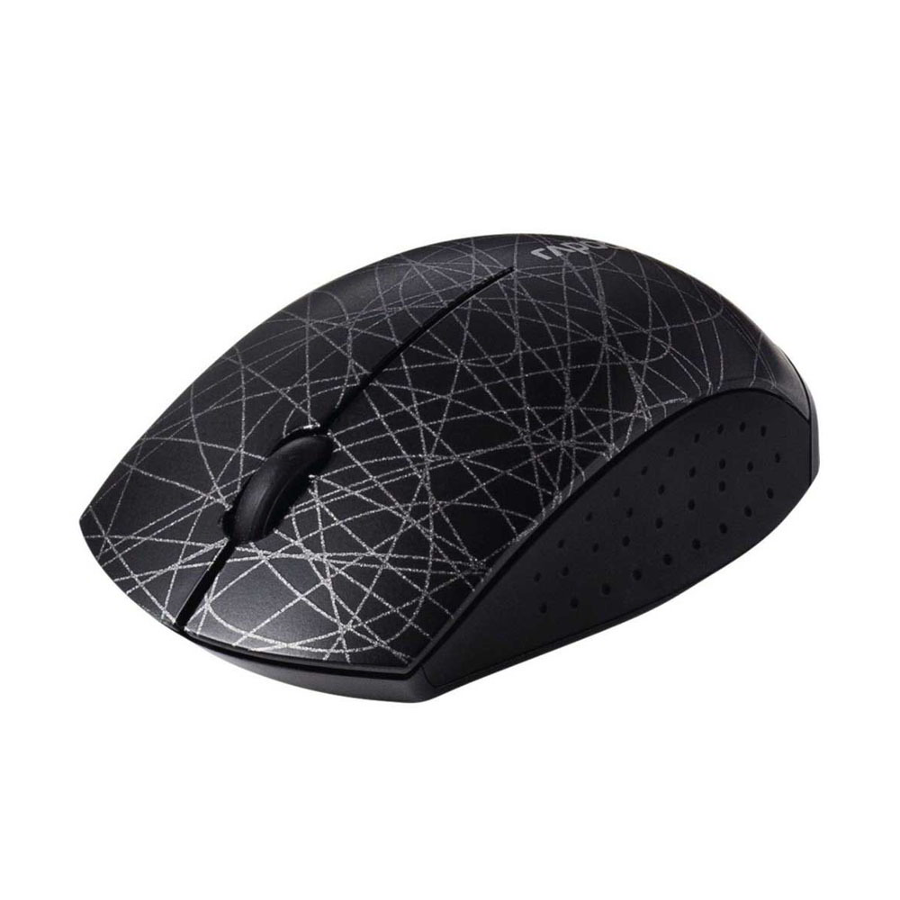 Rapoo 3300P+ Wireless Egér Optikai 1000 DPI Fekete (17307)