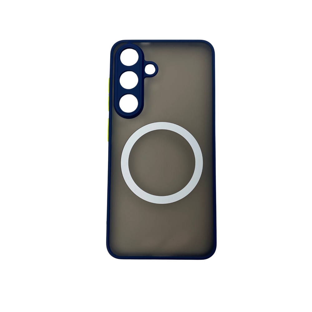 Cellect Samsung S25 Plus Mágneses Műanyag Hátlapvédő Telefontok - Kék / Zöld (5999112885771)