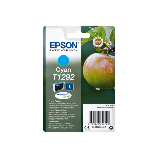 Epson T1292 blækpatron 1 stk Original Blå