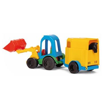 Wader: Buggy traktor lószállító utánfutóval - többféle (35204) (35204)