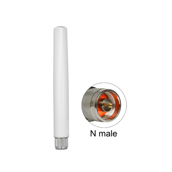 Delock 89637 Kül- és Beltéri 2dBi-es Antenna - Fehér