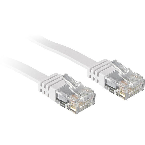 Lindy 1m Cat.6 netwerkkabel Wit Cat6