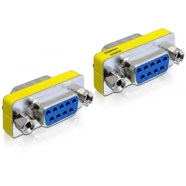 Delock DL65008 Gender Changer Sub-D9 female / female adapter (DL65008)