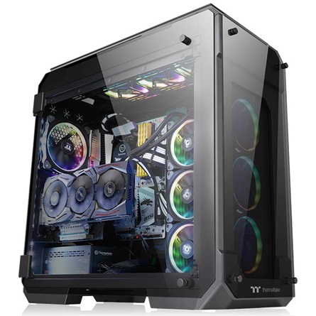 Thermaltake View 71 Tempered Glass Edition táp nélküli ATX számítógépház fekete (CA-1I7-00F1WN-00)