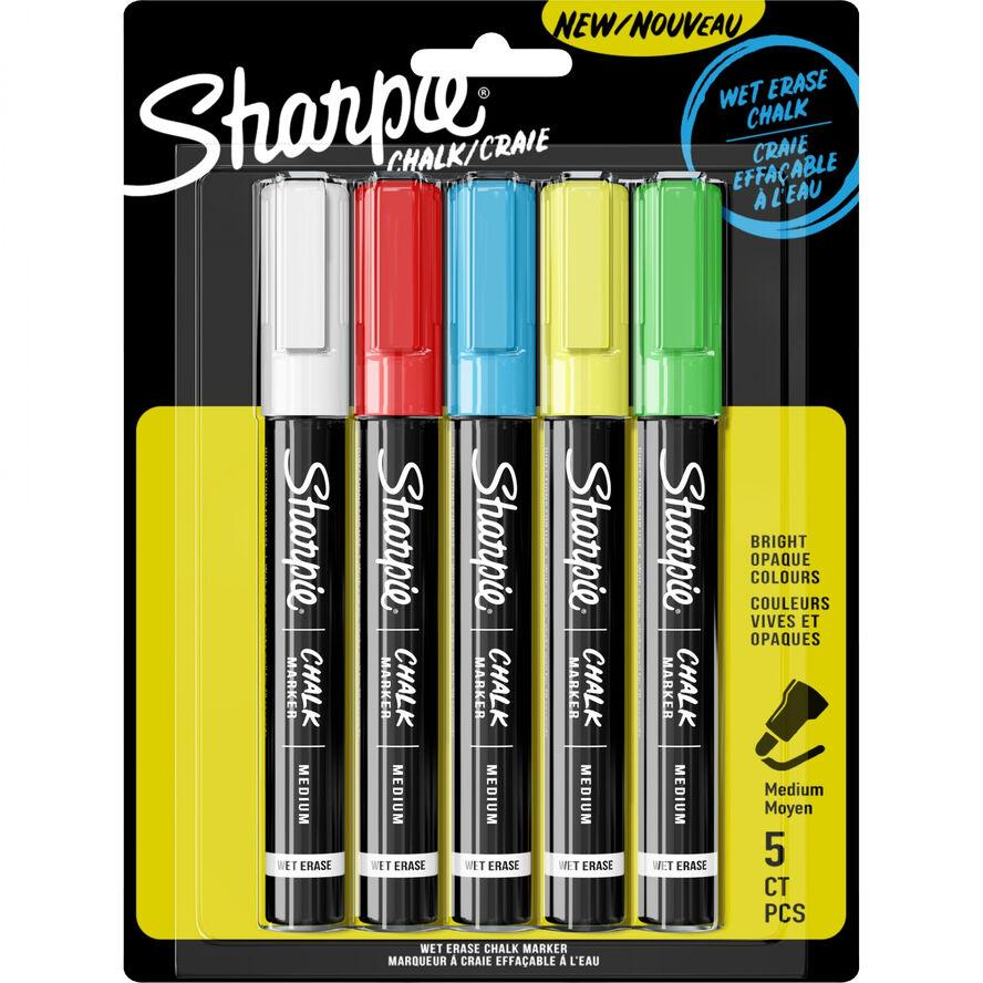 Sharpie Kreidemarker-feucht abwischbar M 5er Blister (2157733) (2157733)