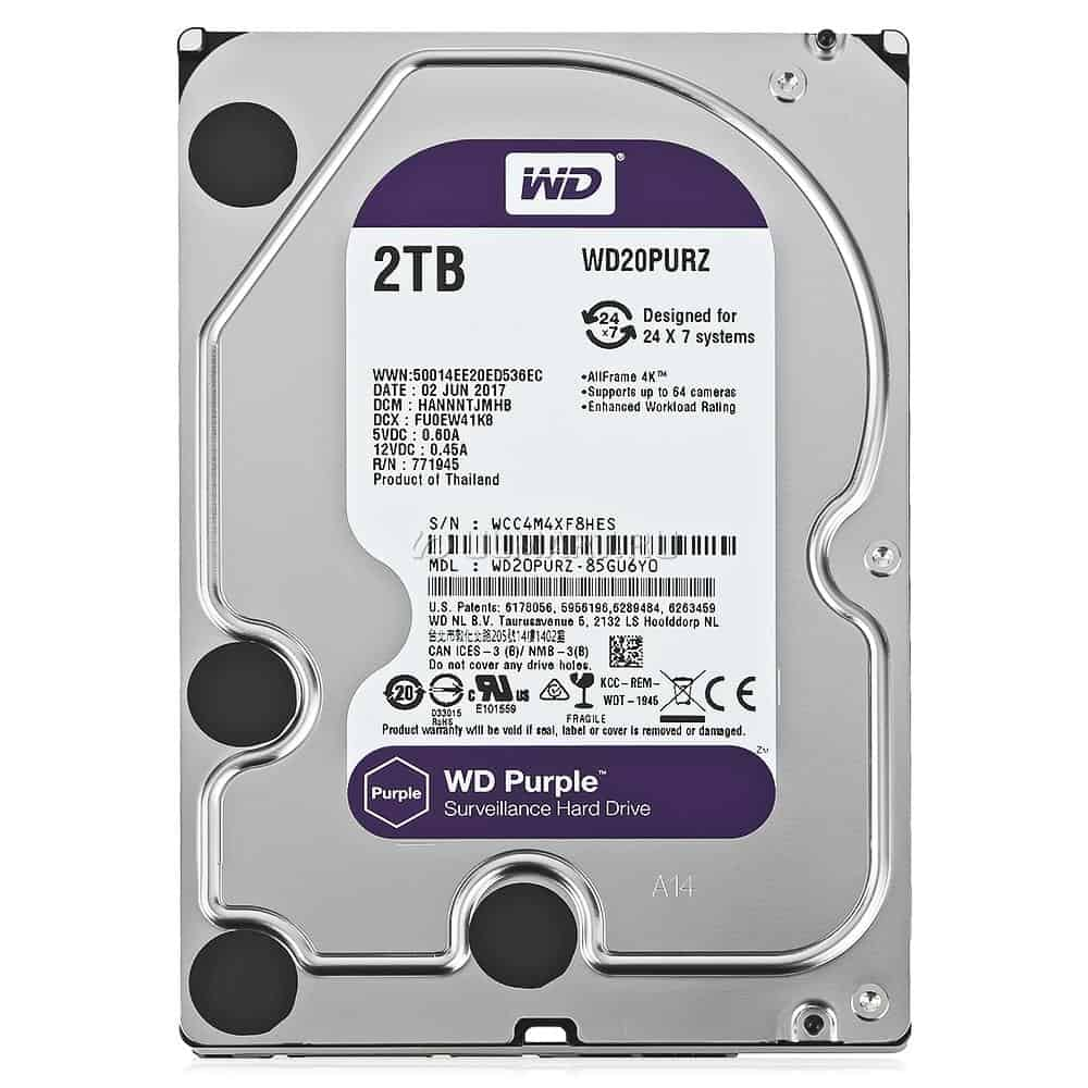 Твърд диск WD WD20PURZ 2 TB