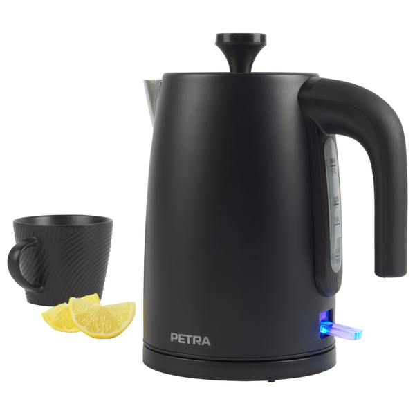Petra PT5632MBLKVDE 1,7 л Черна електрическа кана 3000 W
