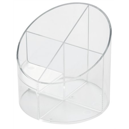 Helit Economy kerek írószertartó - Átlátszó (H6390202)