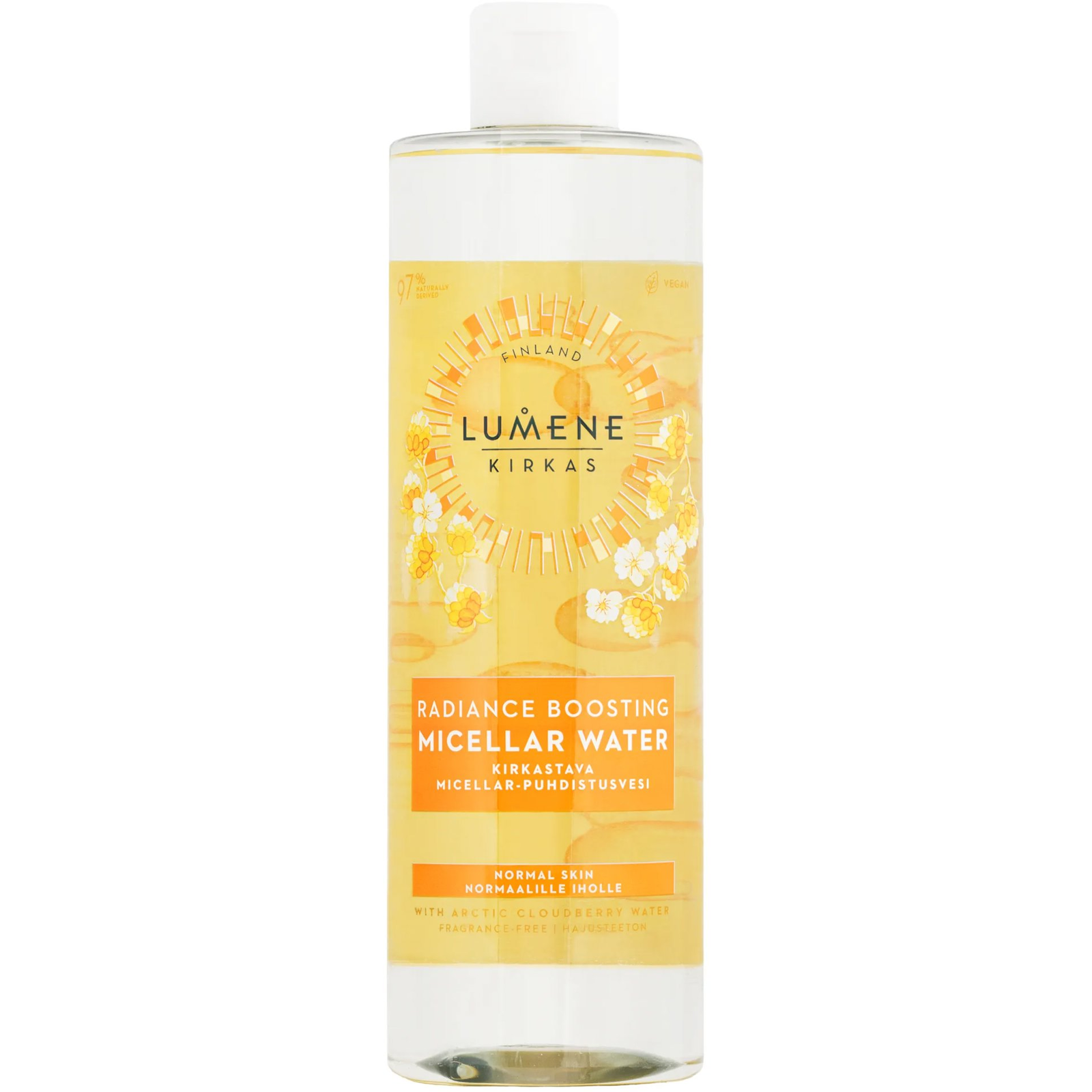 LUMENE Basic Cleansing Kirkas Radiance Boosting Micellar Water 400 ml (6412600835779)