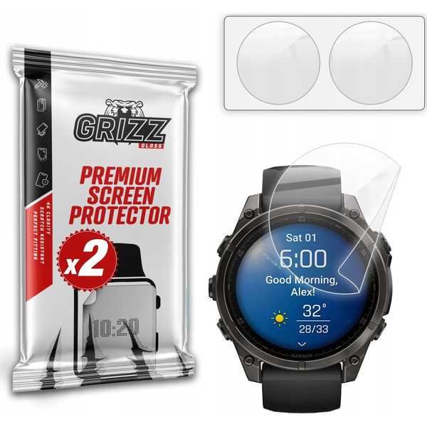 Folia ceramiczna GrizzGlass CeramicFilm do Garmin Fenix 8 47mm