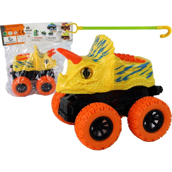 Terepjáró Triceratops Toló Gumikerekek Sárga 16268