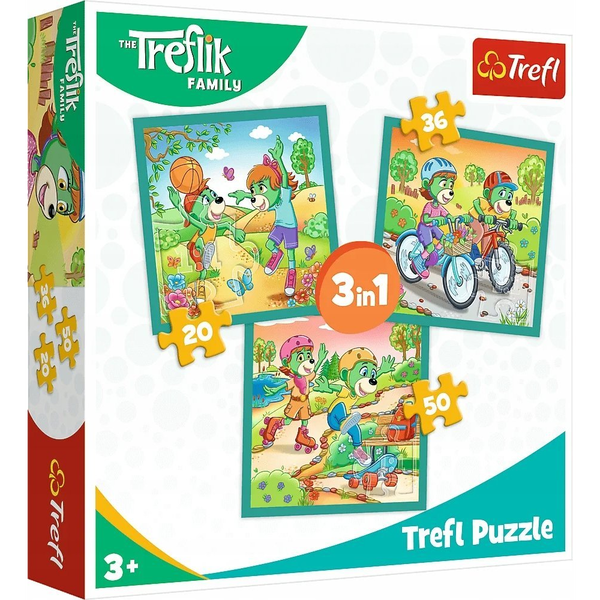 Trefl 34872 puzzle 50 pz Cartoni
