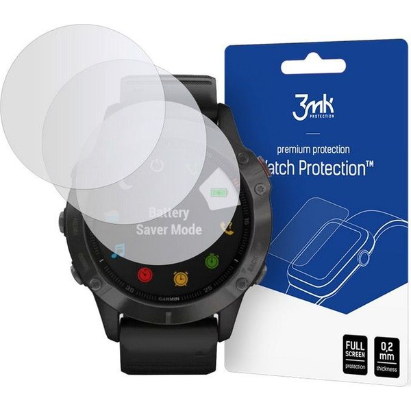 3mk Óra kijelző védőfólia FlexibleGlass hibrid üvegfólia 7H Garmin Fenix 6