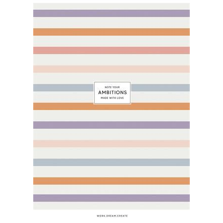 Shkolyaryk Ambitions tűzött füzet A4, kockás, 40 lap (A4-040-5228K) (A4-040-5228K)