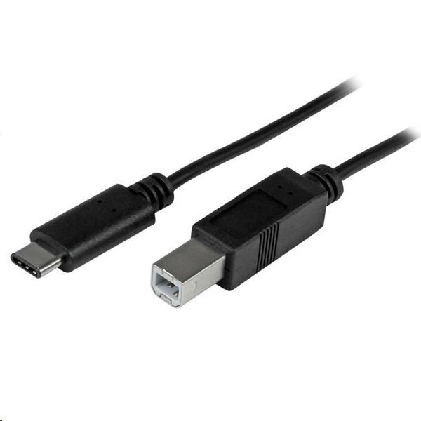 StarTech.com USB2CB1M cavo USB USB 2.0 USB C USB B Nero