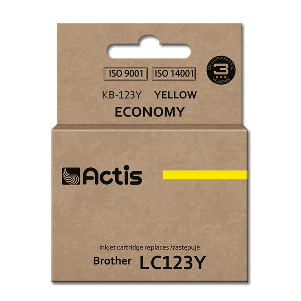 Atrament Actis KB-123Y pre Brother žltý (yellow)