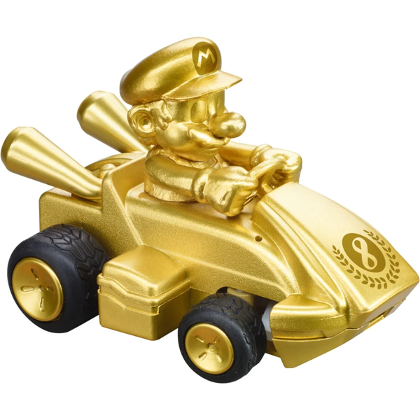 Carrera 2,4GHz Mario Kart Mini RC Távirányítós autó figurával - Mario Gold