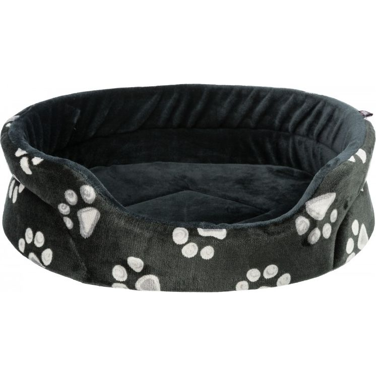 Trixie 109351 Jimmy kutya ovális ágy Kisállat fekhely 75 x 65 cm - Fekete (TX-36634)